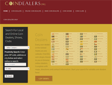 Tablet Screenshot of coindealers.org